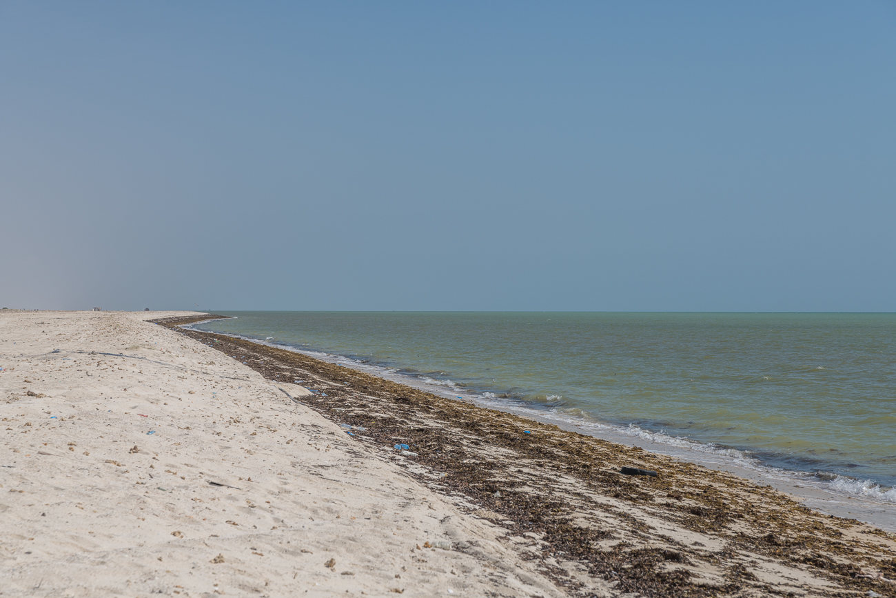 Strandabschnitt an der Pink Lagoon
