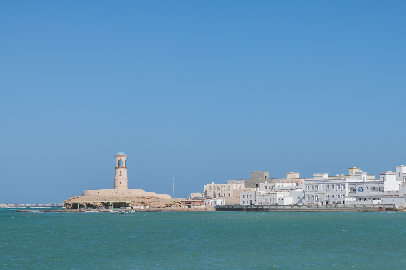 Der Leuchtturm an der Hafeneinfahrt
