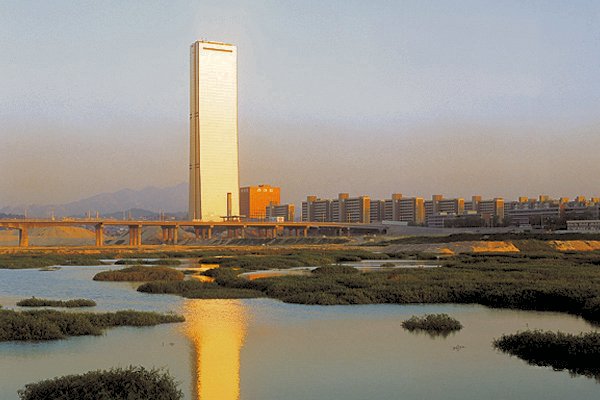 Der Building 63, das höchste Gebäude in Seoul