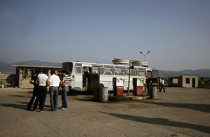 Fahrt mit dem Bus nach Istanbul