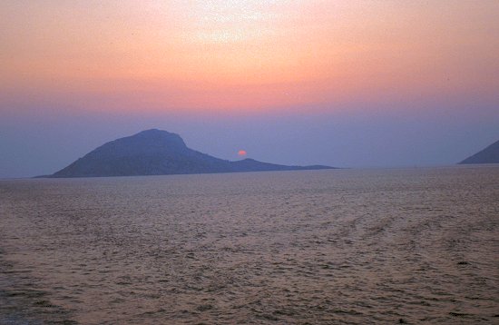 Sonnenaufgang vor Lesbos