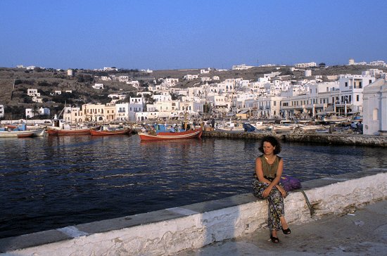 Im Hafen von Mykonos