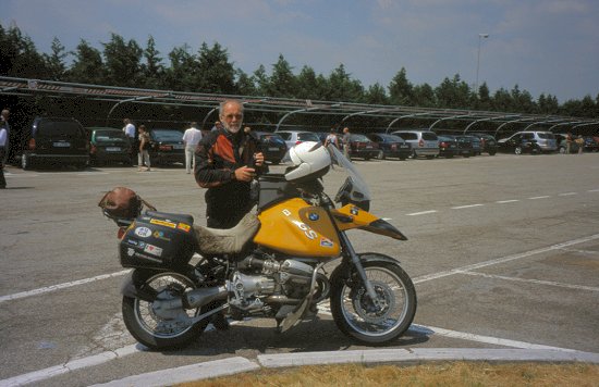 Jorge aus Portugal, zusammen mit ihm bin ich auf der Rückfahrt ein Stück durch Griechenland und Italien gereist