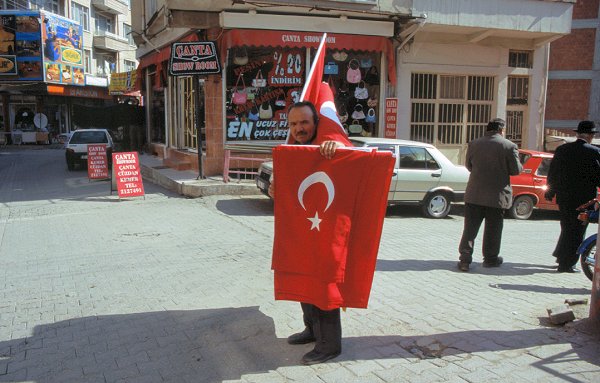 Flaggenverkäufer