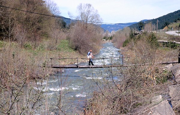 Auf diese Brücke passten die Moppeds wirklich nicht mehr