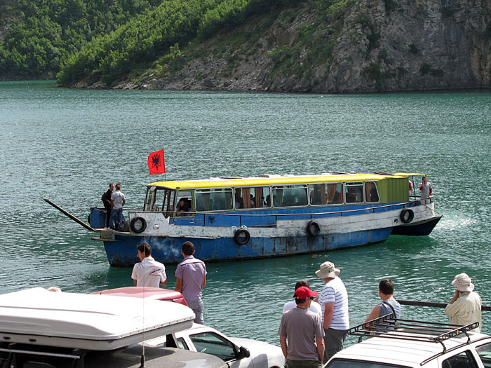 Das Boot ist nur für Fußgänger gedacht