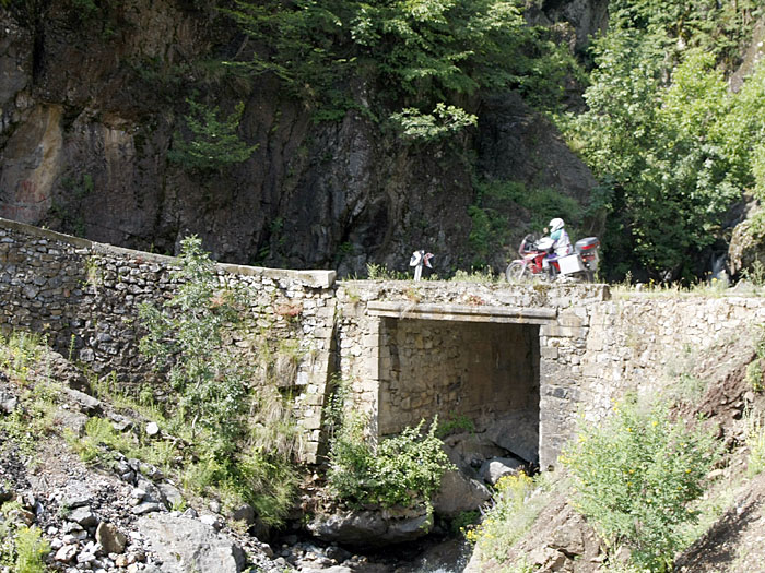 Brücke ohne Geländer