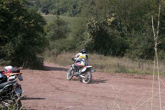 Frank R. auf seiner TT-R