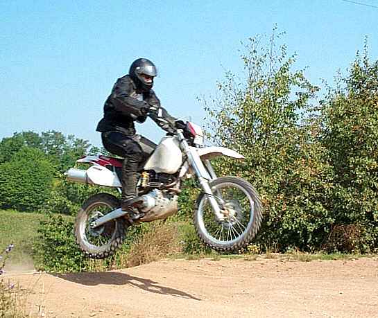 Robby auf Frank Reichraths TT-R