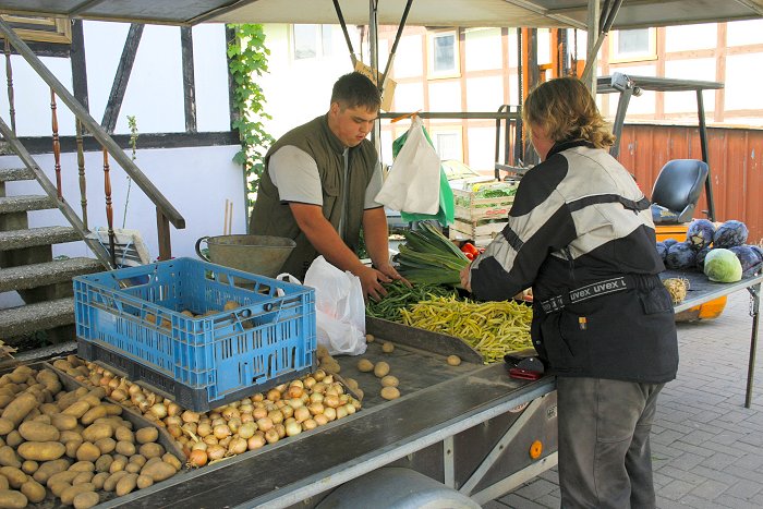 Einkauf beim Bauern