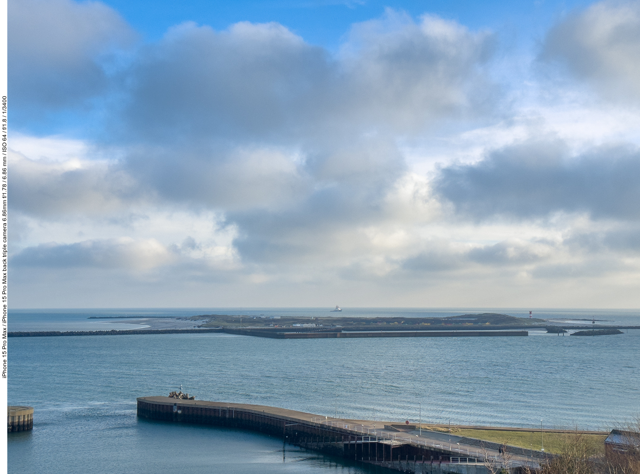 Die Düne, eine vorgelagerte Insel ...