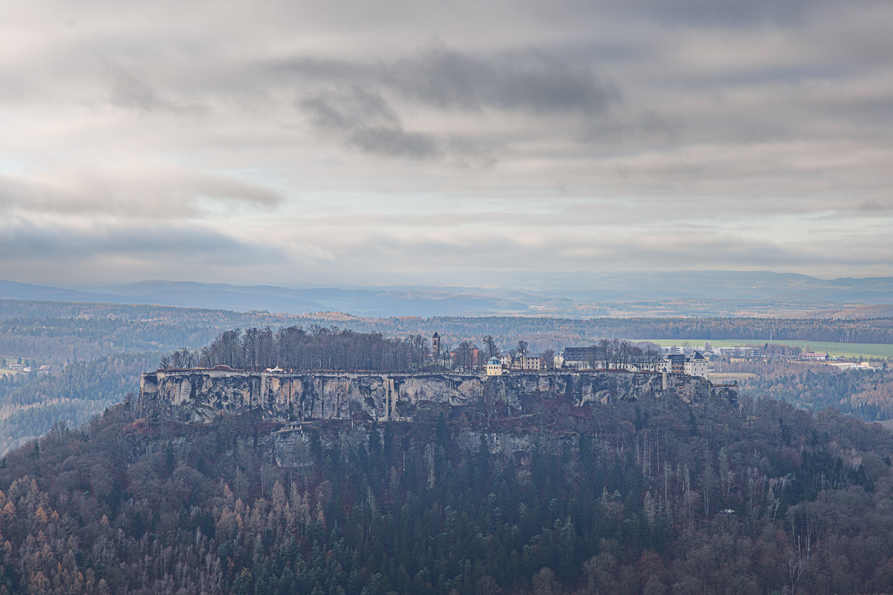 Blick auf die Festung K&ouml;nigstein