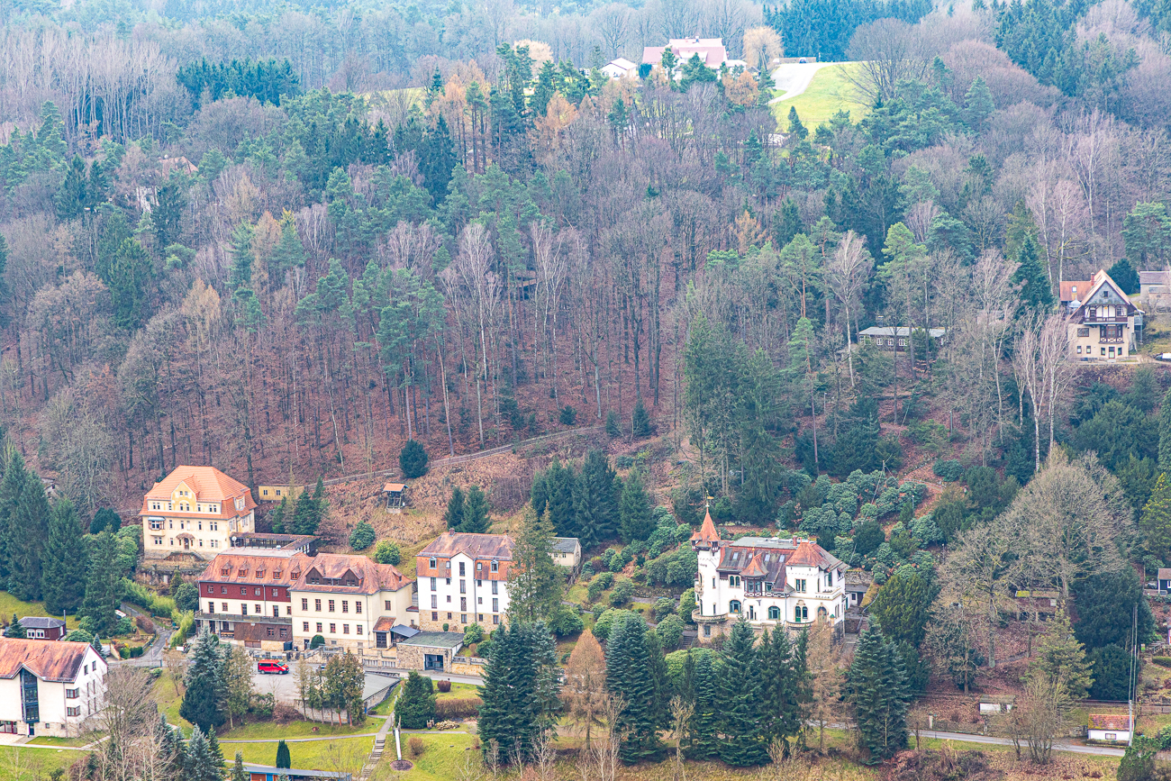 Blick auf einen Teil von Oberrathen