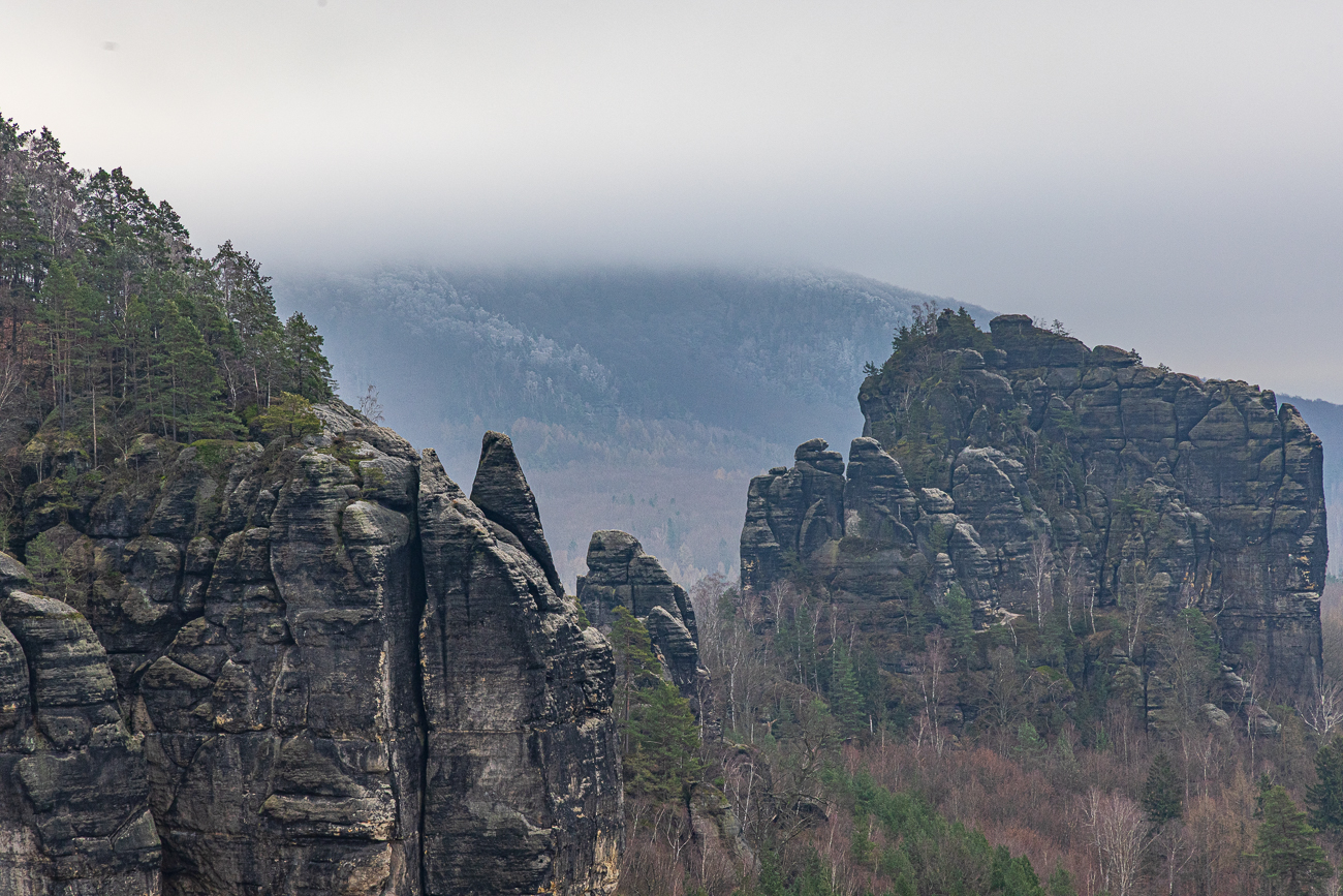 An der Aussicht "Breite Kluft"
