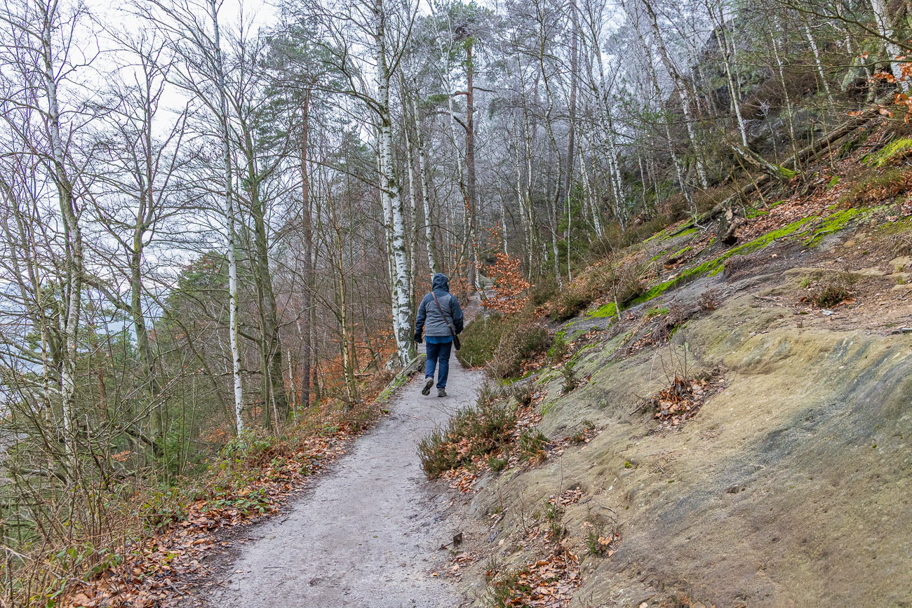 Zwischendurch wird der Weg etwas einfacher