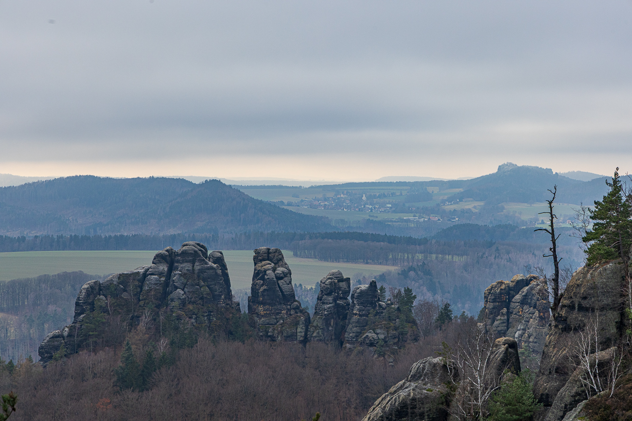 Nochmals die Schrammsteine ...