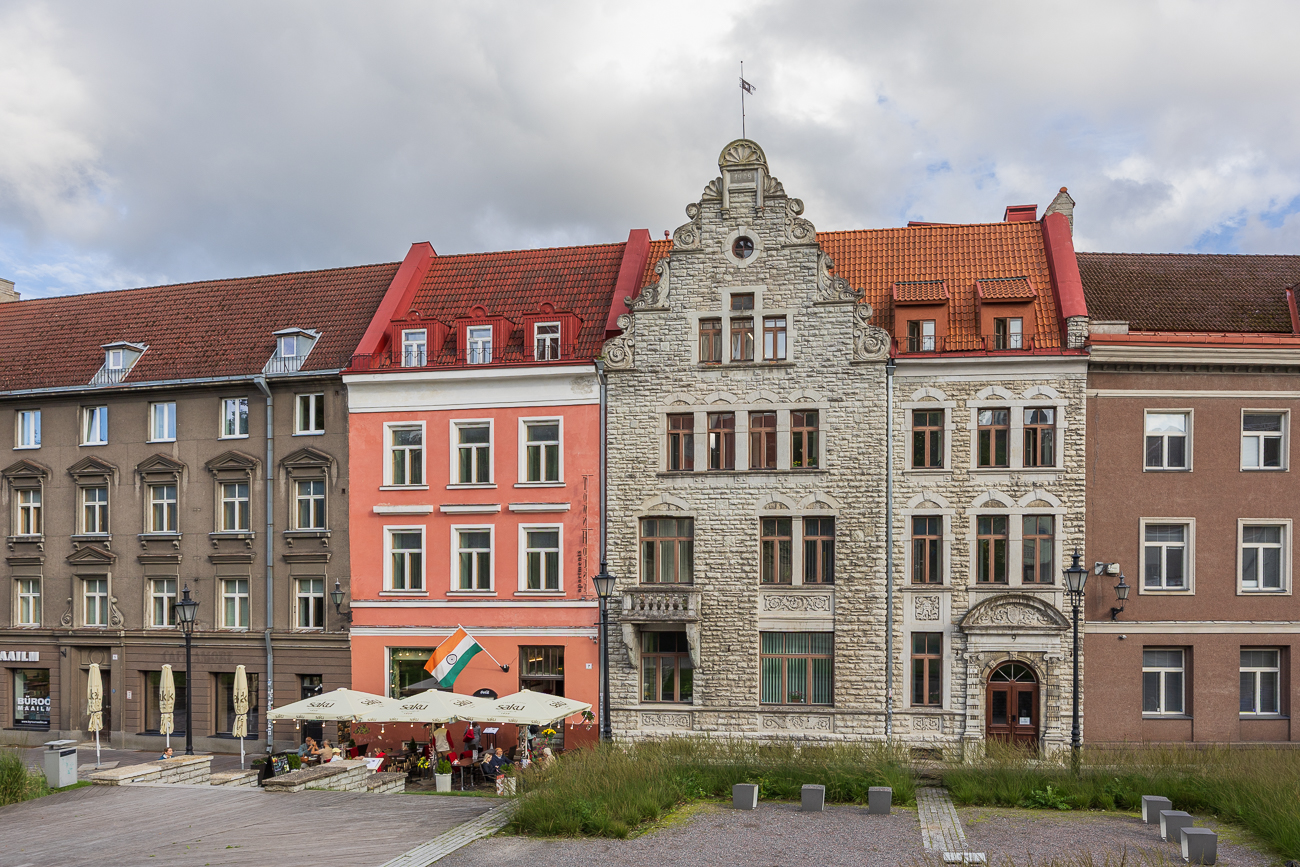 Einige H�user nahe dem Freiheitsplatz