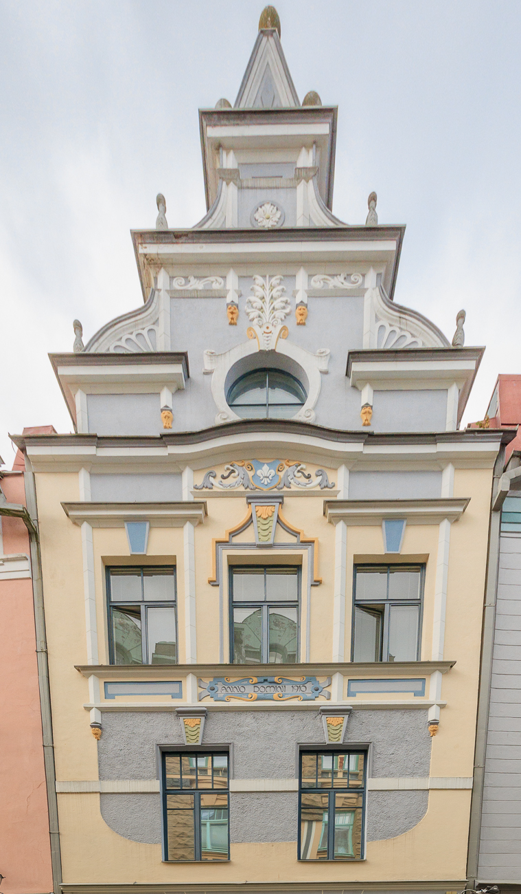 Sch&ouml;n gestaltete Fassade