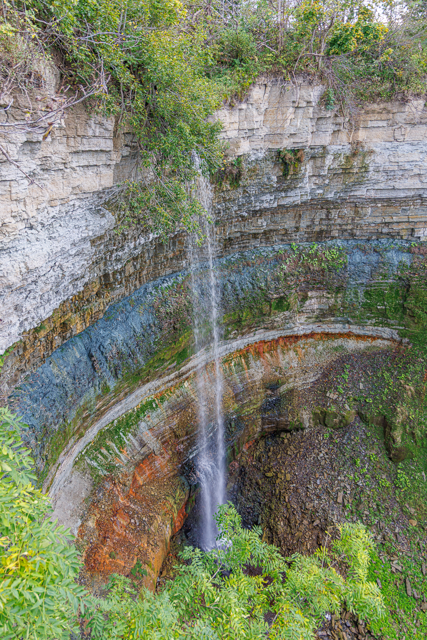 Der Wasserfall Valaste an der Steilk&uuml;ste Ontika ist mit seiner 30 Meter hohen Wasserwand der h&ouml;chste in Estland. 