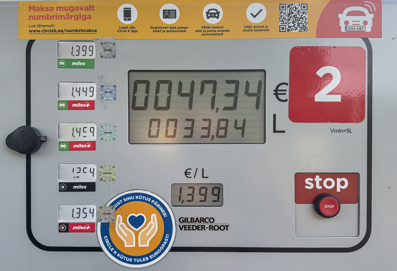 Die Spritpreise sind g&uuml;nstiger als in Deutschland ;-)