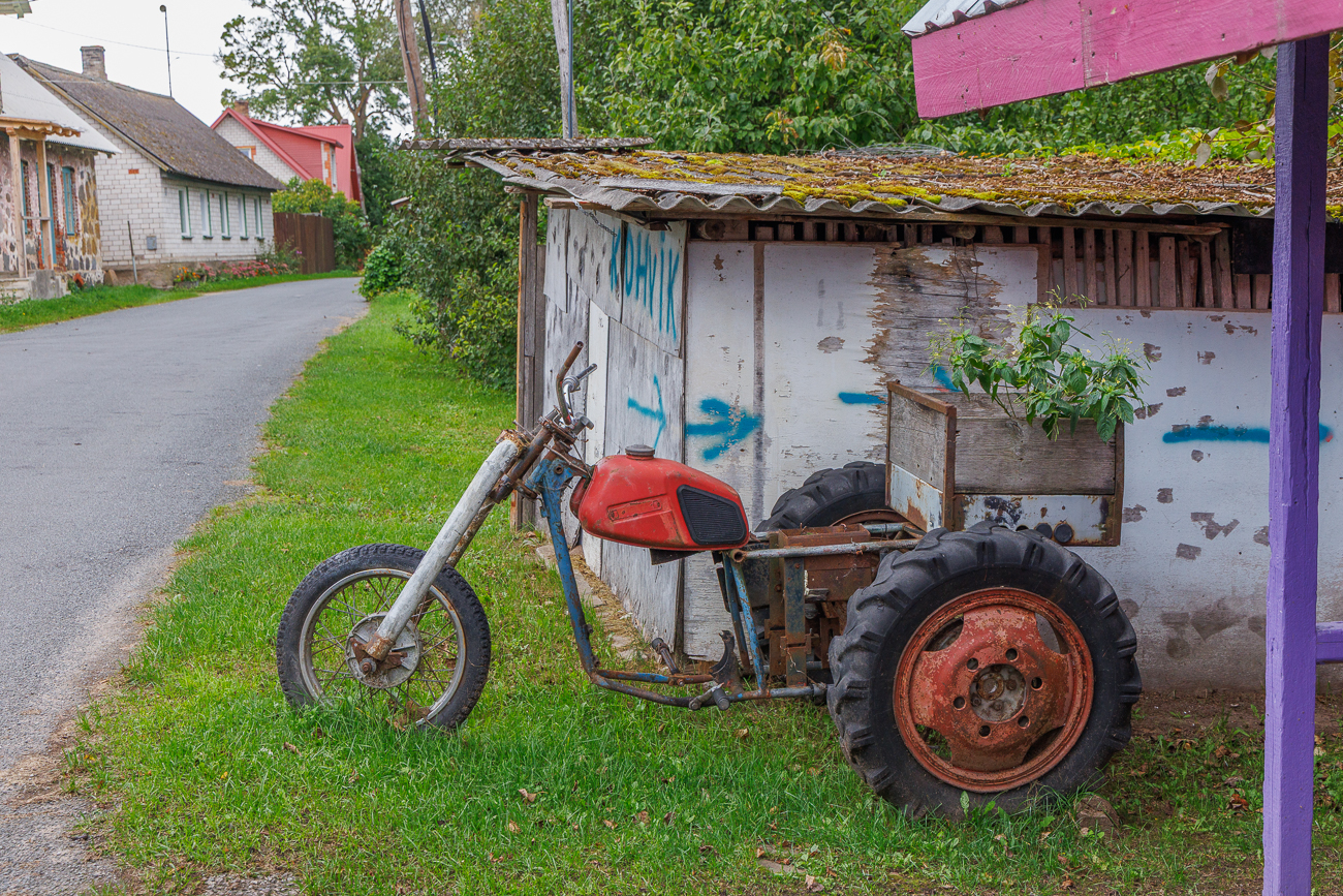 Mit Motor w&auml;re das Trike schneller ;-)