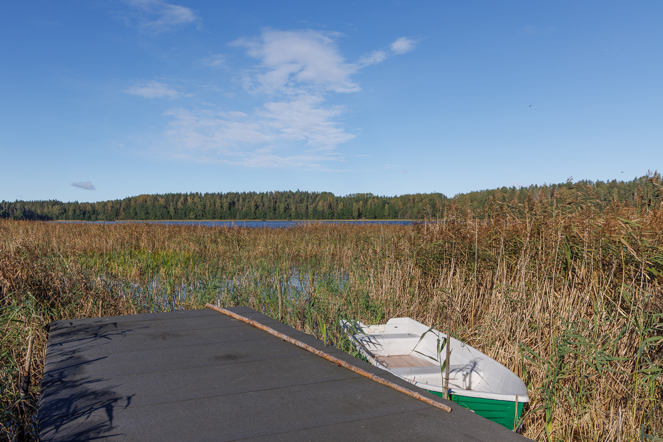 Bootssteg am Ähijärv See