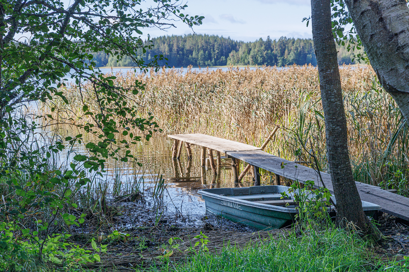 Bootssteg an der Fischerhütte
