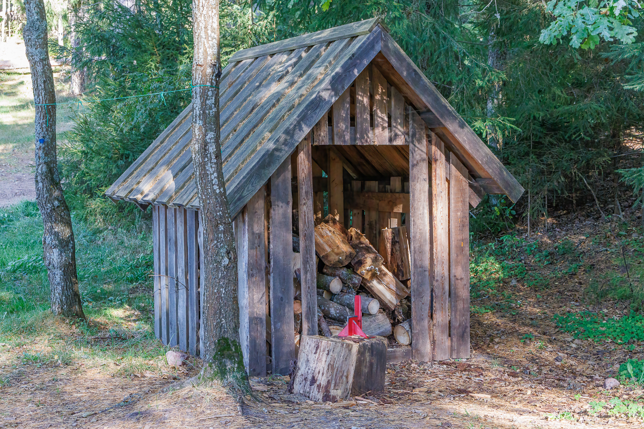 Holz zum Feuer machen