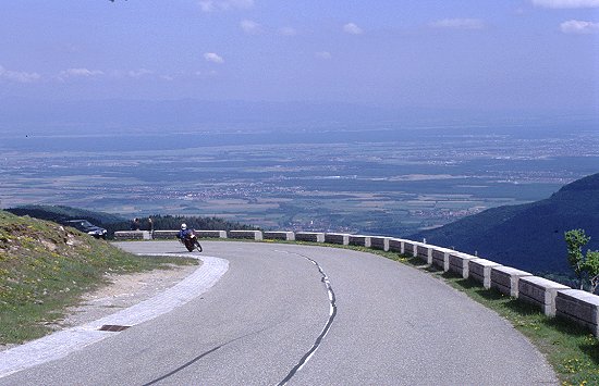 Auffahrt zum Grand Ballon