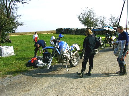 Mach hinne Michael, die nachfolgende Gruppe ist schon da