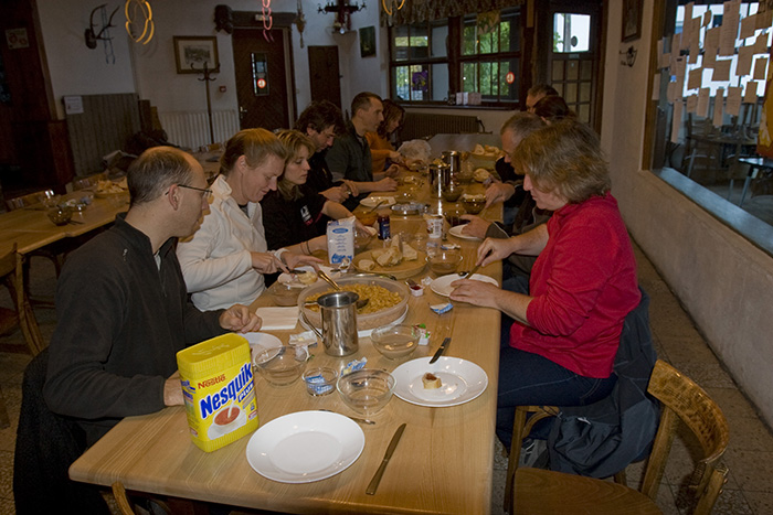 Gemeinsames Frühstück