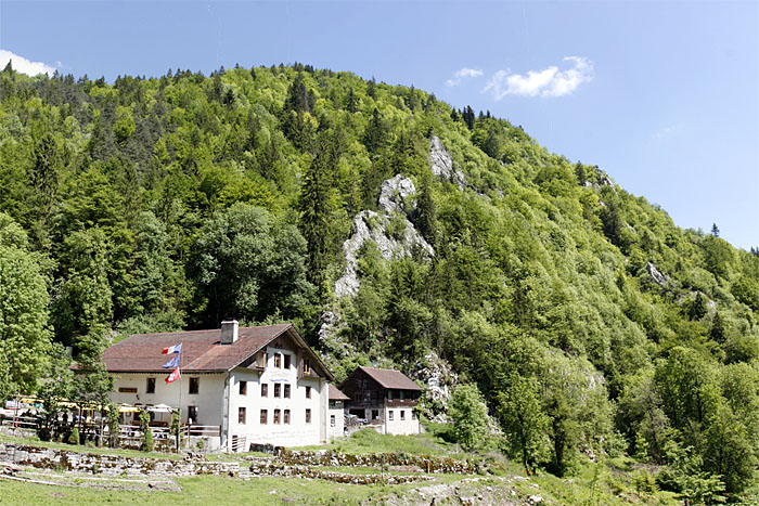 Gasthof nahe der Französisch/Schweizer Grenze