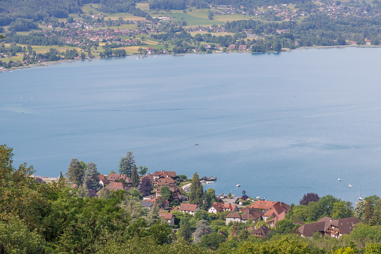 Blick &uuml;ber Angon zum Lac d' Annecy