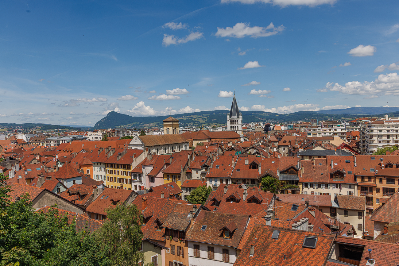 Blick vom Schloss &uuml;ber Annecy