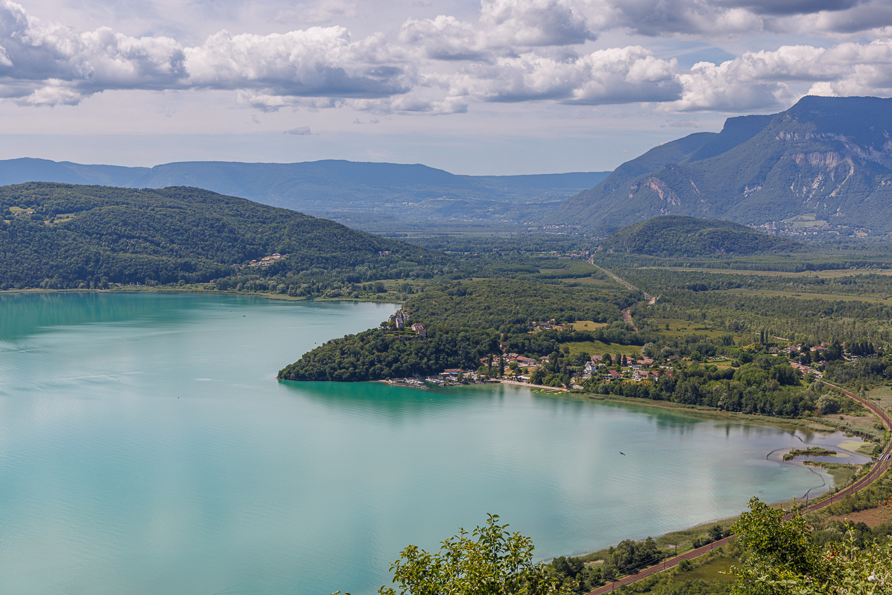 Blick auf das Nordufer und das &Ouml;rtchen Chatillon