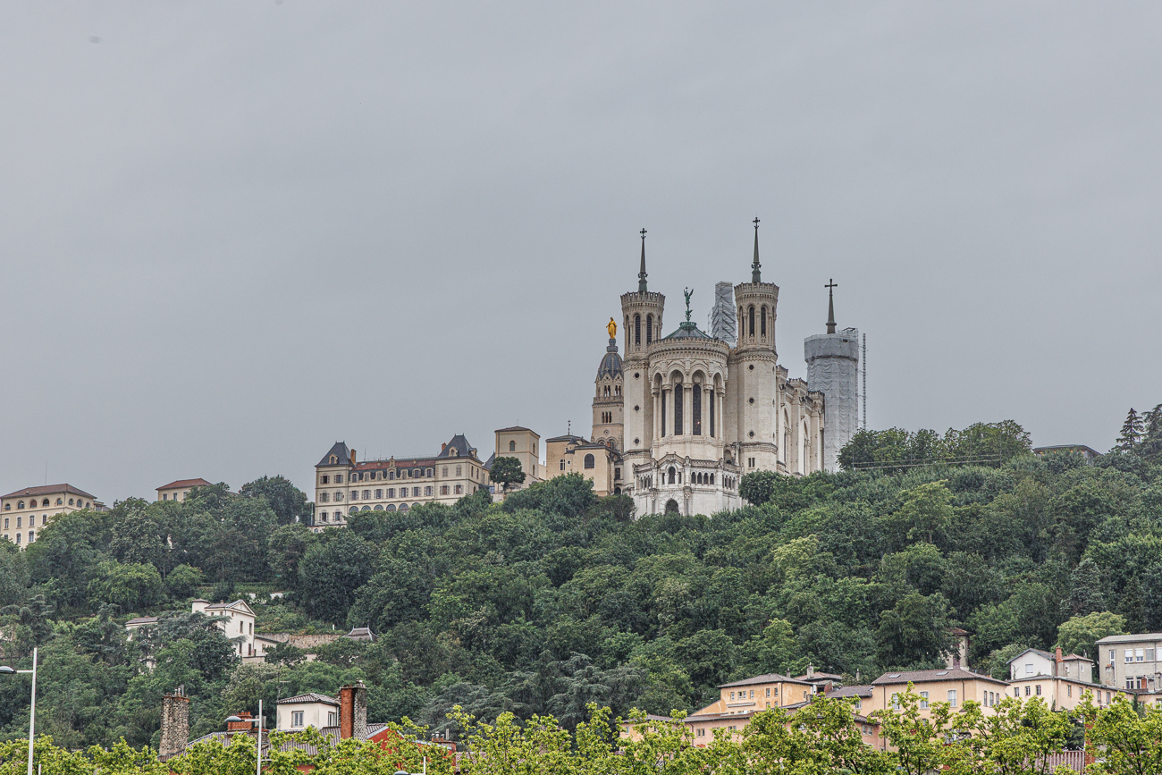 Die Basilika Notre-Dame de Fourvi&egrave;re, die wir sp&auml;ter noch besuchen werden
