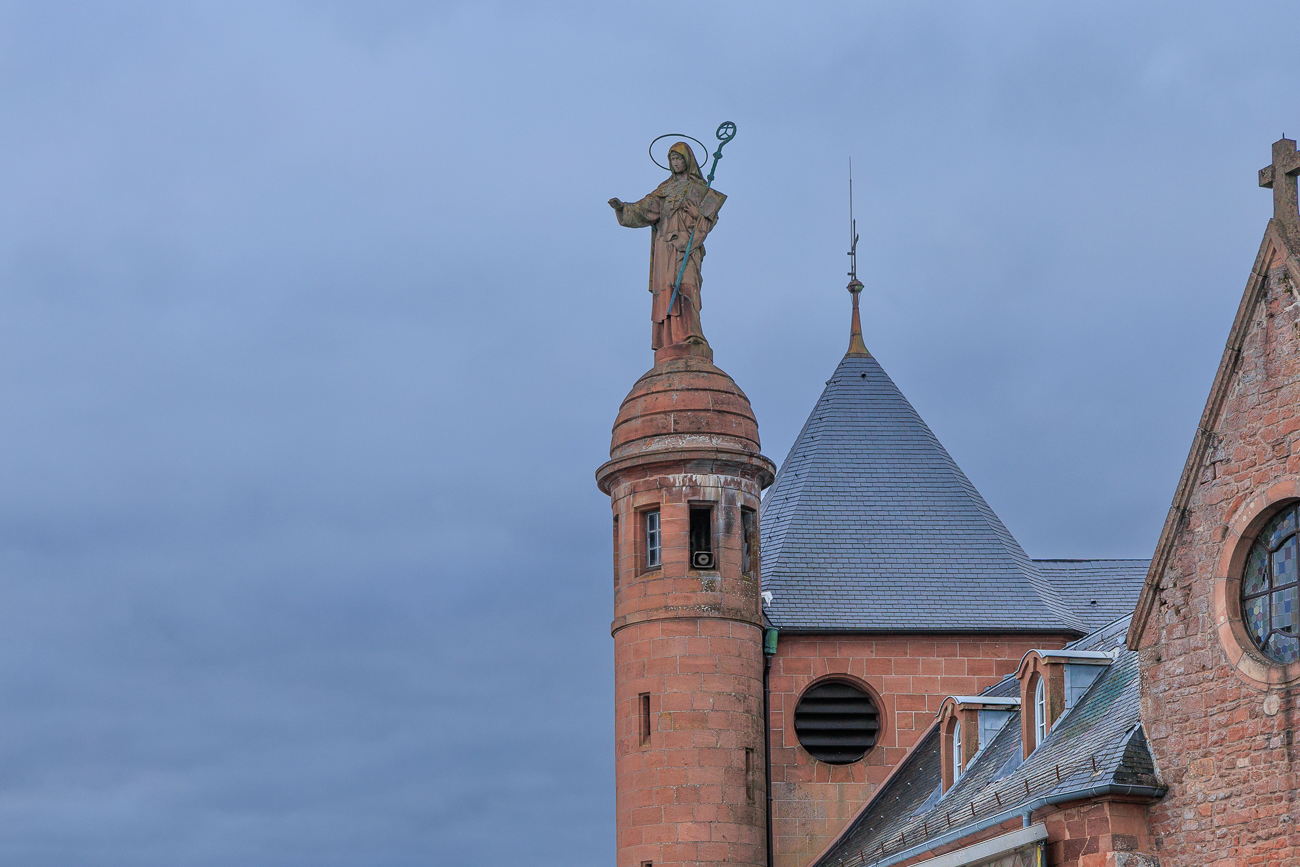 Statue der heiligen Odilie