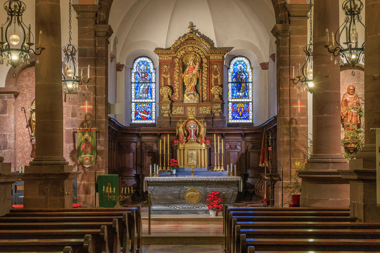 Im Inneren der Kirche