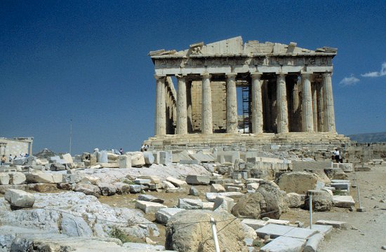 Die Akropolis von Athen