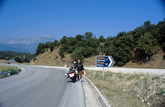 Ausflug zu den Meteora-Klöstern, aber erst mal ein paar Kilometer schruppen