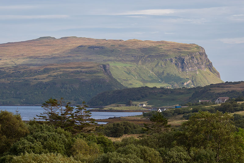 Plateau über dem Sound of Rassay