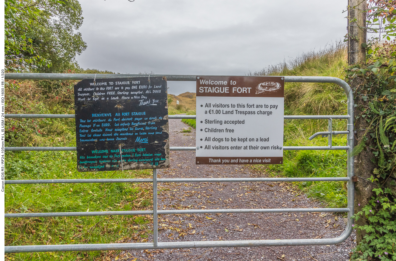 Am Staigue Fort ...