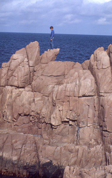 Hohe Felsen ...