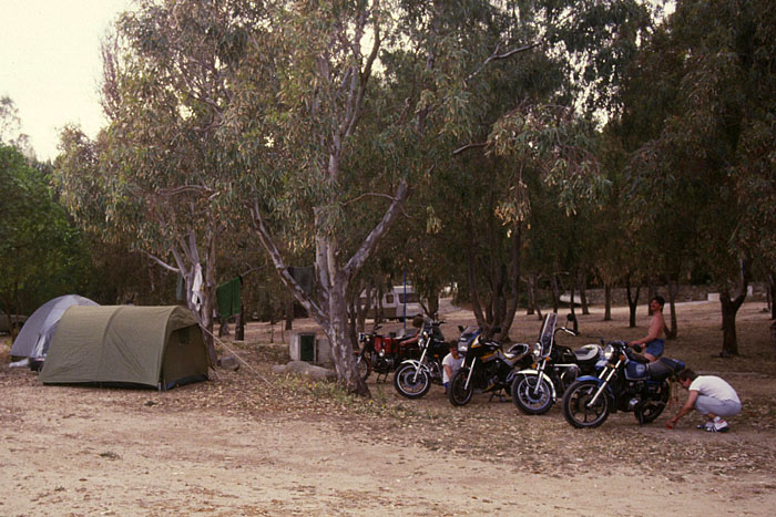 Campingplatz auf Sardinien