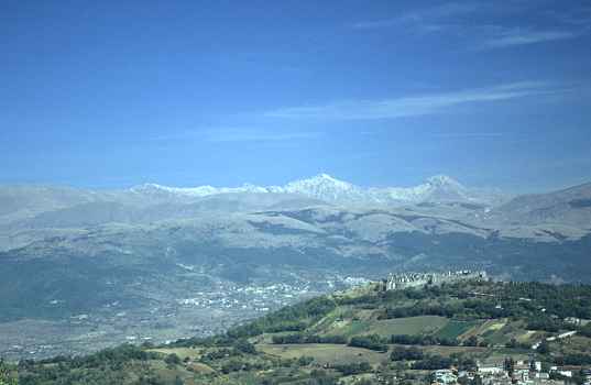 Blick auf die Monti della Laga