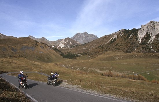 Kurz vor dem Passo Croce Domini