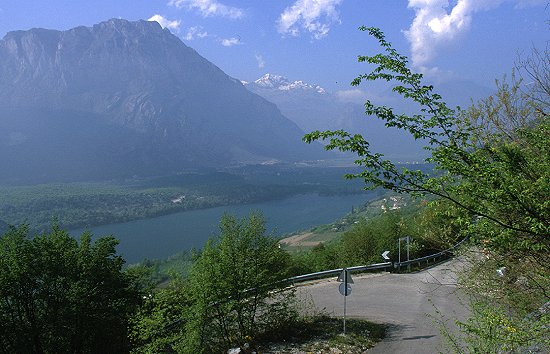 Blick über den Lago di Calvedine