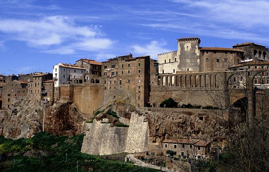 Eine Ansicht von Pitigliano