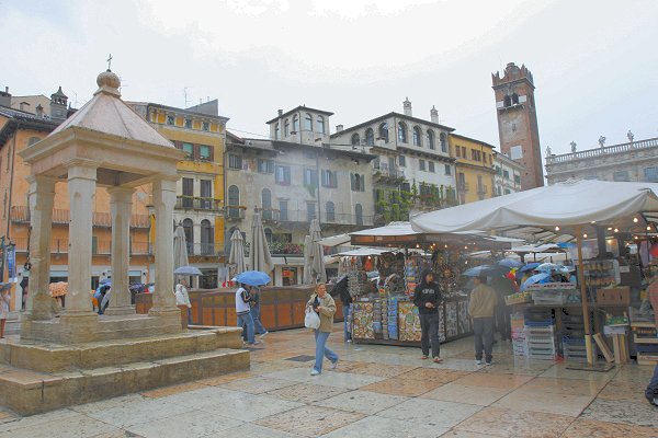 Nochmal die Piazza delle Erbe