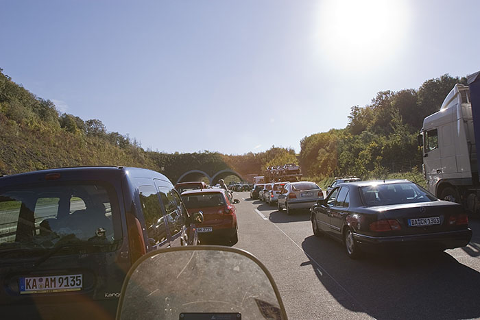 Die Tour fängt nicht weit von Zuhause schon gut an :-(